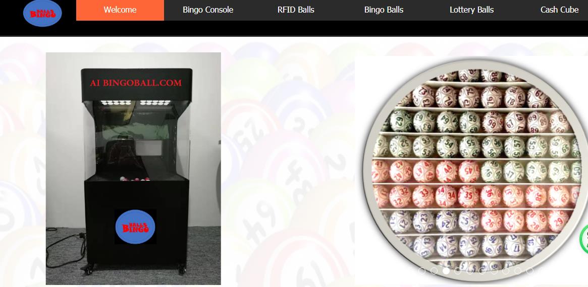 Warm congratulations on bingo ballballs Website opened