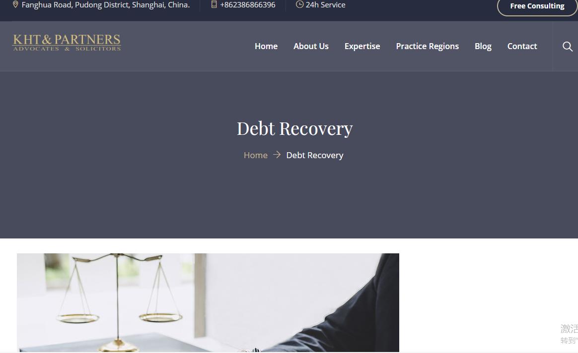 Debt Recovery in China,debt collection in china-KHT PARTNERS